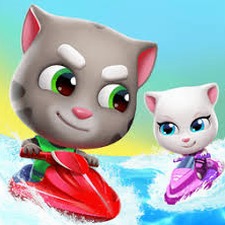 汤姆猫摩托艇2破解版无限钻石资源图片